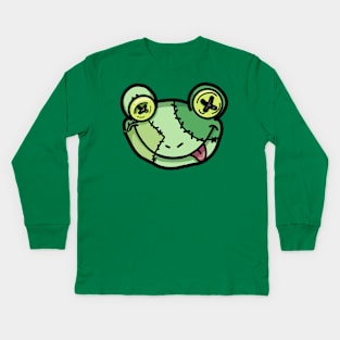 Scrapped Frog Kids Long Sleeve T-Shirt